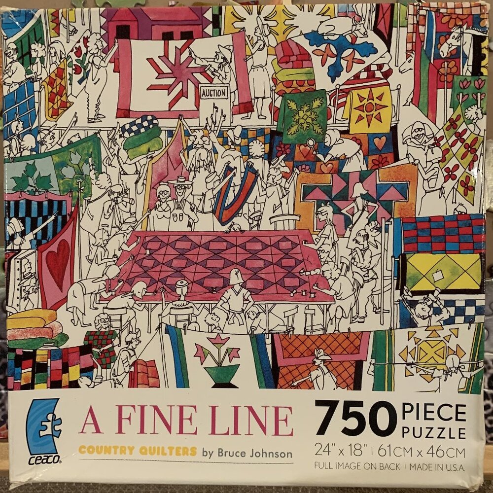 Ceaco A fine Line Country Quilters 750 piece puzzle